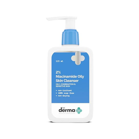 The Derma co 2% Niacinamide Oily Skin Cleanser for Sensitive, Oily & Combination Skin